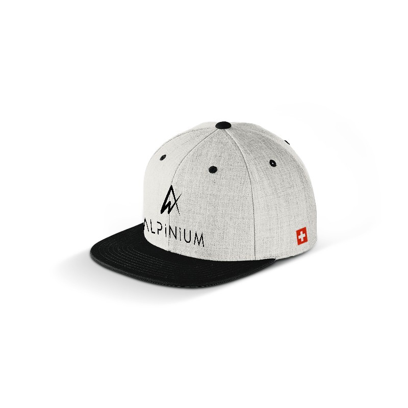 Alpinium snapback cap (black or silver)